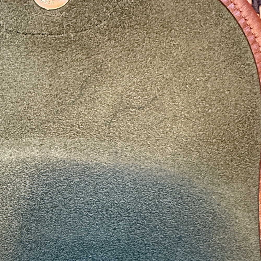 Vintage Coach Cassidy mini bag 4204 olive green w/ tan Dakota collection Italy - Picture 10 of 16